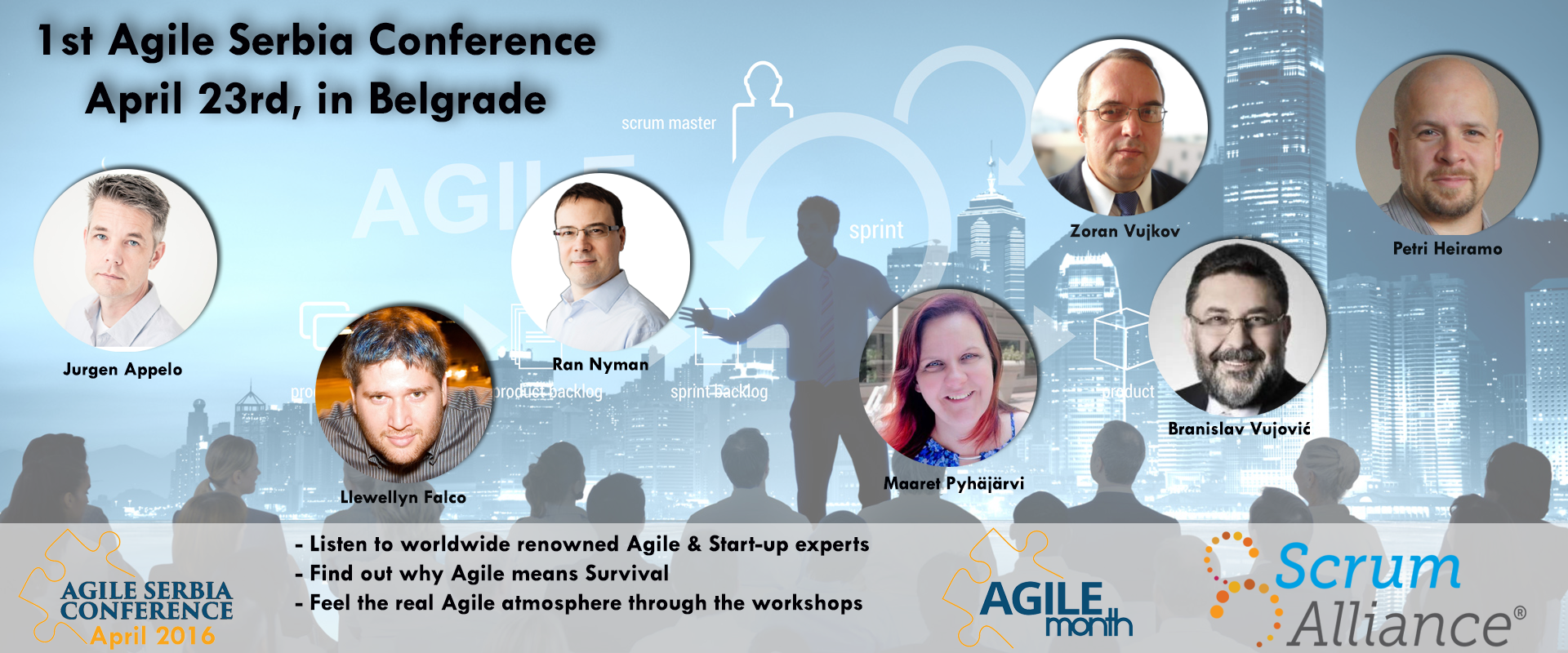 1st Agile Serbia Conference Announcement website