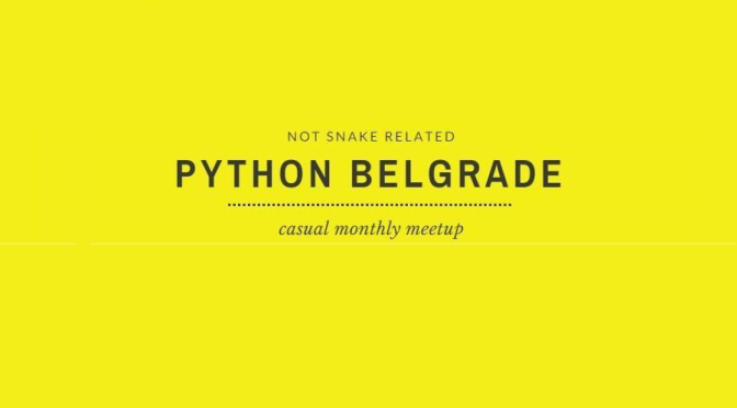 Prvi Python meetup