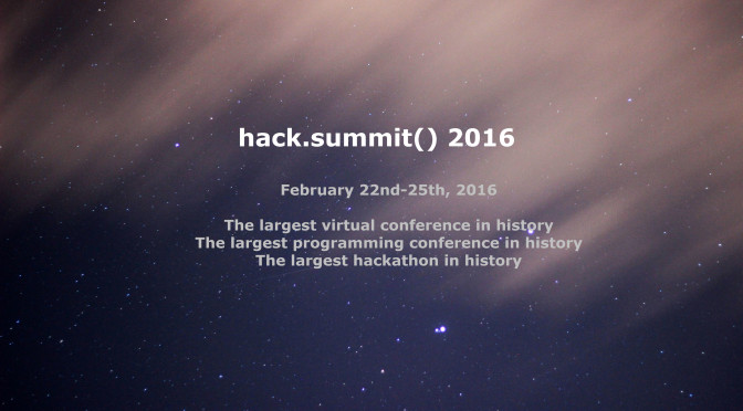 hack.summit() 2016