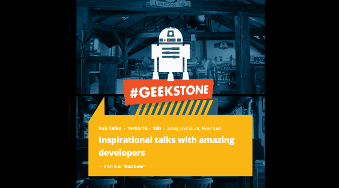 Geekstone Pub Talks + Radionica Crafting Code
