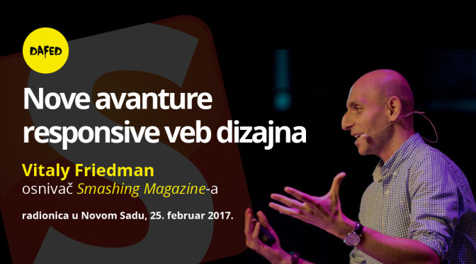 DaFED radionica sa osnivačem Smashing Magazine-a