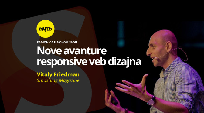 Vitaly Friedman, osnivač Smashing Magazine-a, ponovo u Novom Sadu