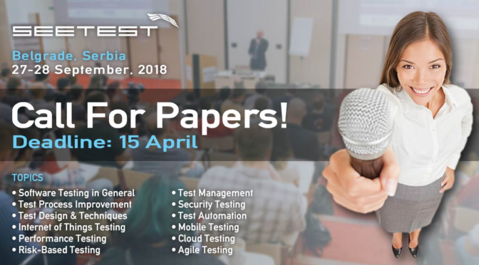 SEETEST 2018 - Call For Papers