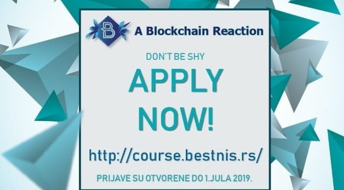 Otvorene prijave za međunarodni akademski kurs “A Blockchain Reaction”