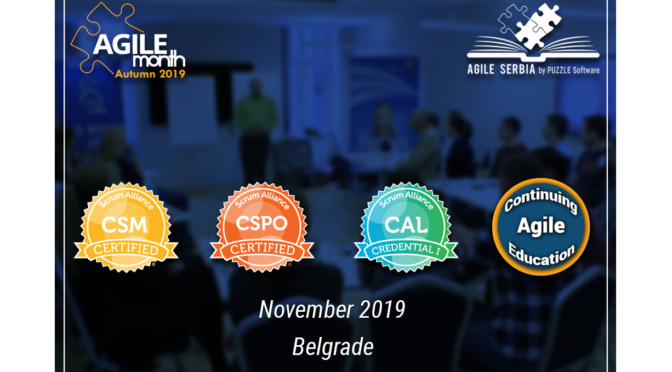 AGILE MONTH Autumn 2019