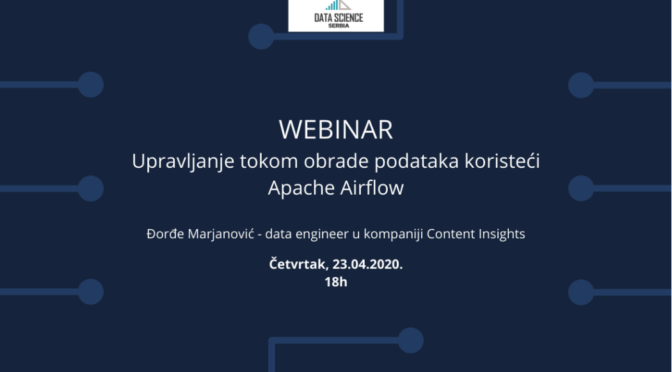 Upravljanje tokom obrade podataka koristeći Apache Airflow