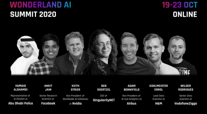 Za dva dana počinje Svetski AI Panel: kompanije Google, Airbus, H&M, SingularityNET i mnoge druge na Wonderland AI Summit-u 2020
