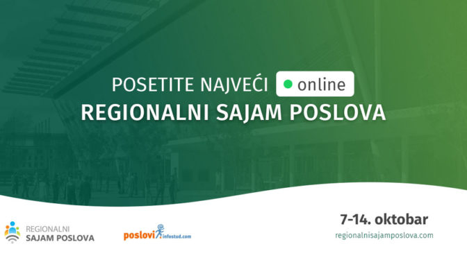 SPREMI CV: Uskoro počinje XI Regionalni online sajam poslova!