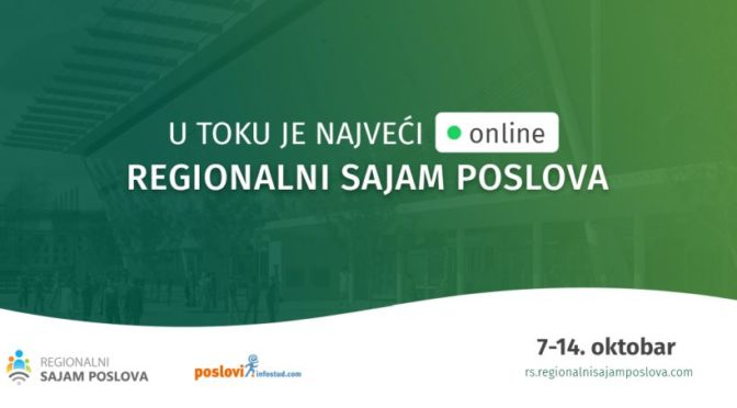 Počeo jedanaesti Regionalni sajam poslova!