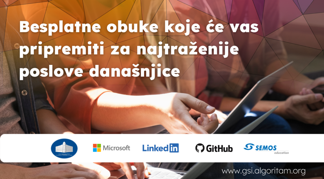 Besplatne obuke koje će vas pripremiti za najtraženije poslove današnjice