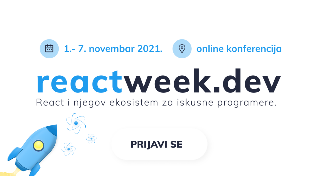 ReactWeek konferencija od 1. do 7. novembra