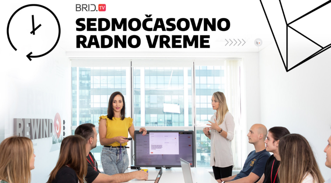 Skraćeno radno vreme u Brid.TV: Benefit koji povećava produktivnost