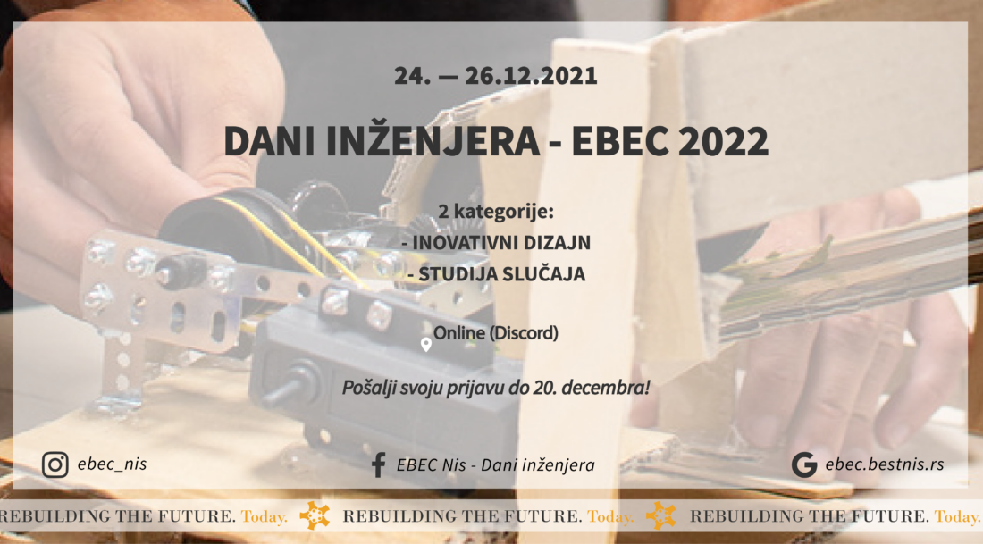 Dani inženjerstva: EBEC 2022