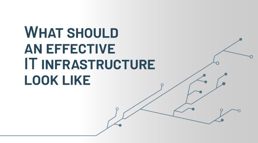 What should an effective IT infrastructure look like