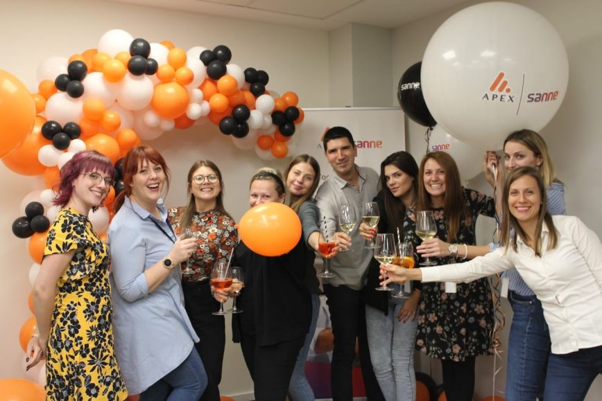 Apex completion party