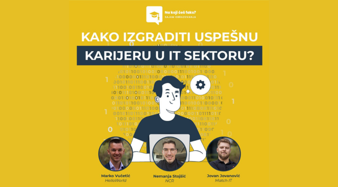 Održan panel diskusija na virtuelnom sajmu obrazovanja: Kako izgraditi uspešnu karijeru u IT sektoru?