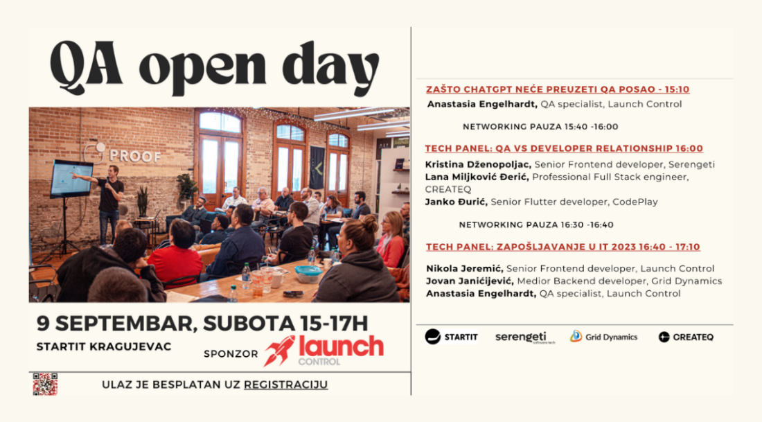 QA Open Day u Kragujevcu!