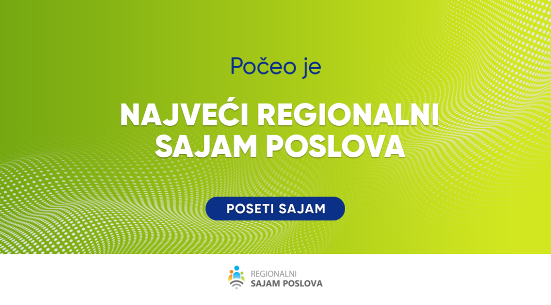 Regionalni sajam poslova je počeo – iskoristi priliku za zaposlenje
