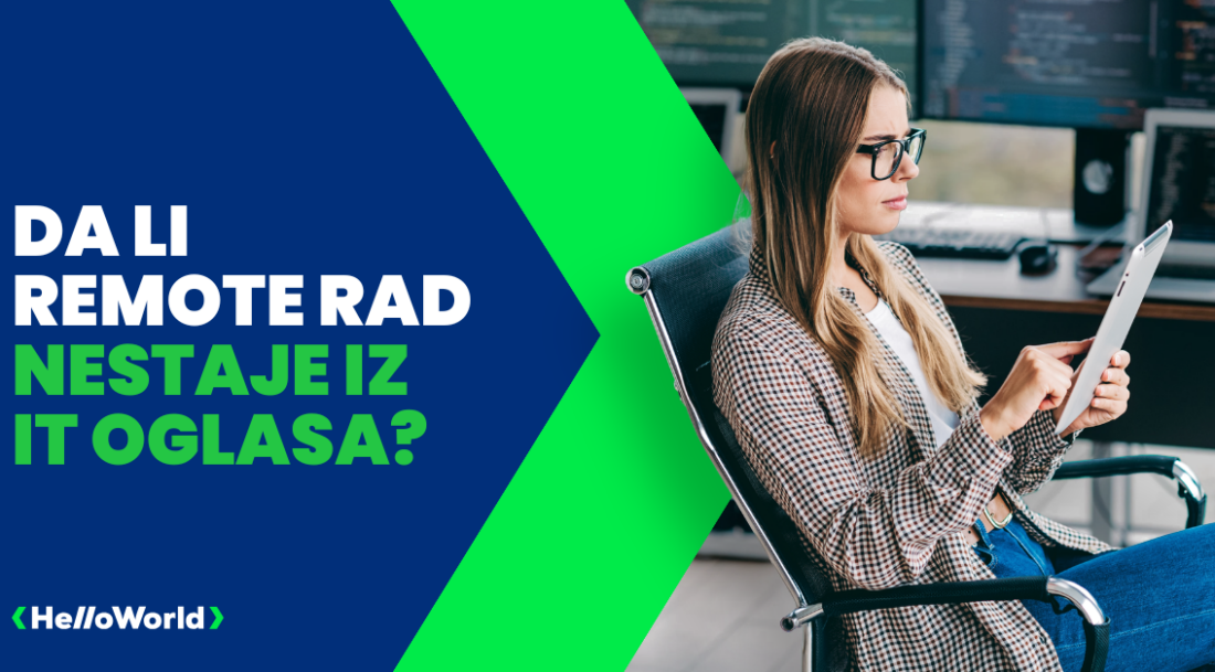 Da li se IT-jevci vraćaju u kancelarije? Rad na daljinu prisutan tek u četvrtini oglasa